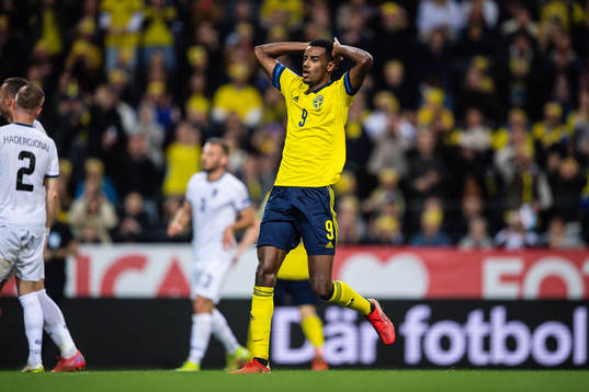 Alexander Isak of Sweden