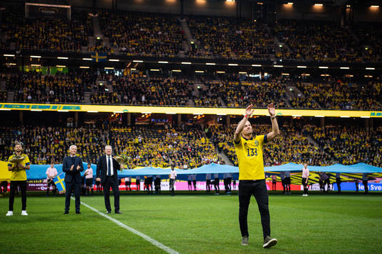 Former player Sebastian Larsson of Sweden