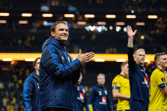 Albin Ekdal of Sweden celebrates