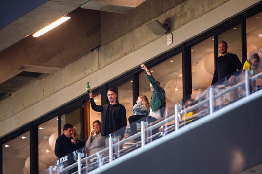 Former players Mikael Lustig, Sebastian Larsson and Andreas