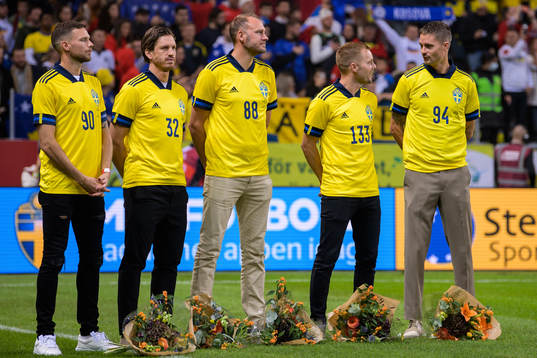 Former players of Sweden, Marcus Berg, Gustav Svensson,
