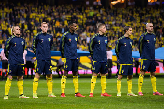 Emil Forsberg, Dejan Kulusevski, Alexander Isak, Joakim