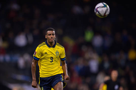 Alexander Isak of Sweden