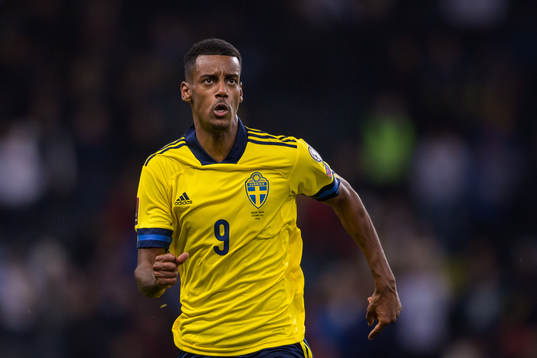 Alexander Isak of Sweden