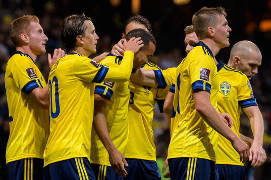 Dejan Kulusevski, Kristoffer Olsson, Robin Quaison, Emil