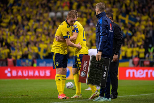 Dejan Kulusevski is substituted by Viktor Gyökeres of