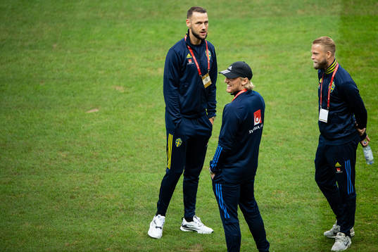 Alexander Milosevic, Emil Forsberg and Daniel Sundgren of