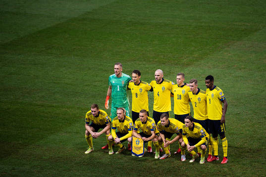 Starting eleven of Sweden