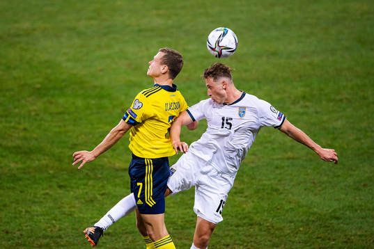Viktor Claesson of Sweden and Mergim Vojvoda of Kosovo