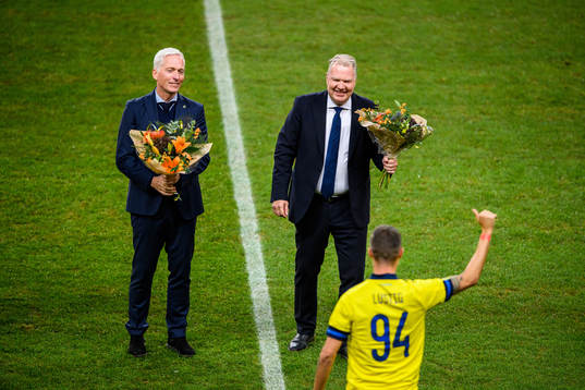 Håkan Sjöstrand, General Secretary and Karl-Erik Nilsson