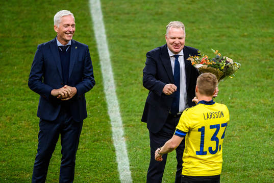 Håkan Sjöstrand, General Secretary and Karl-Erik Nilsson