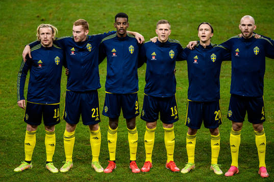 Emil Forsberg, Dejan Kulusevski, Alexander Isak, Joakim