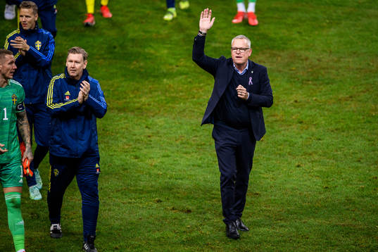 Janne Andersson, head coach of Sweden