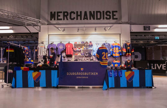 Djurgårdens souvenirbutik i Hovet