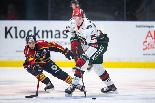 Djurgårdens Ludvig Hedström och Frölundas Elmer