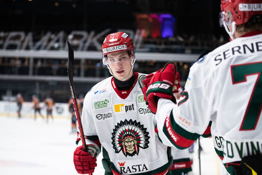 Frölundas Elmer Söderblom jublar