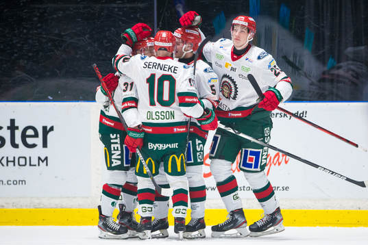 Frölundas Elmer Söderblom jublar