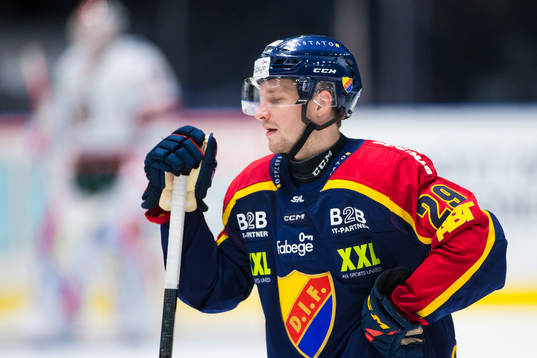 Djurgårdens Sebastian Strandberg deppar