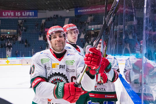 Frölundas Joel Lundqvist jublar