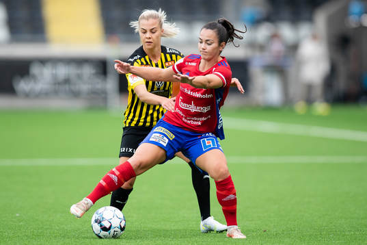 Häckens Lotta Ökvist och Vittsjös Fernanda Da Silva