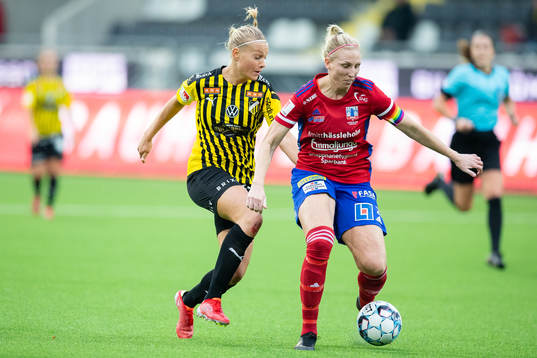 Häckens Stine Larsen och Vittsjös Vittsjös Sandra