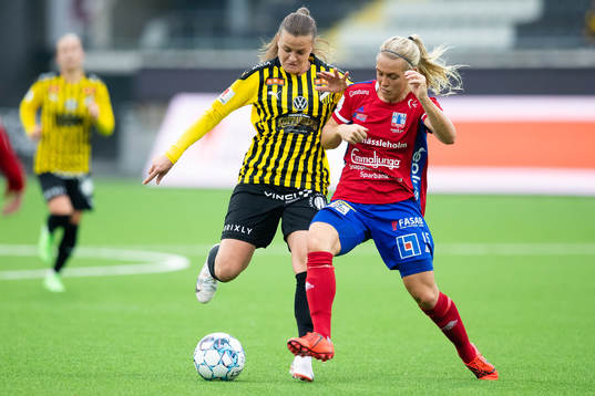 Häckens Milica Mijatovic och Vittsjös Vittsjös Nellie