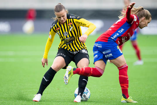 Häckens Milica Mijatovic och Vittsjös Ebba Hed