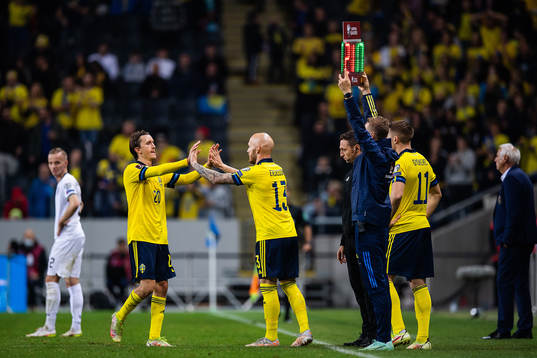 Kristoffer Olsson and Magnus Eriksson of Sweden