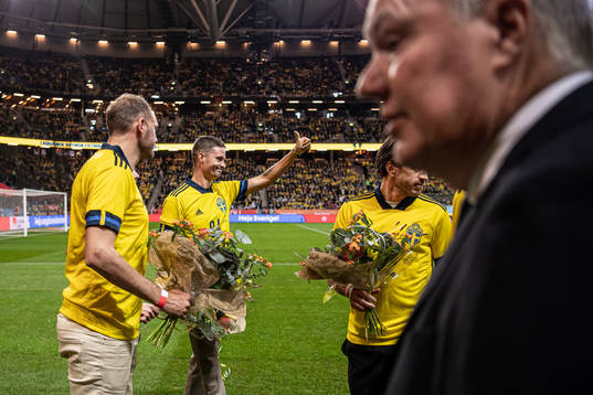 Andreas Granqvist, Mikael Lustig and Håkan Sjöstrand,