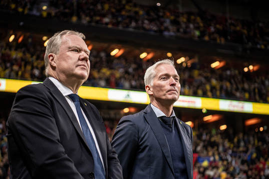 Karl-Erik Nilsson, president and Håkan Sjöstrand, General
