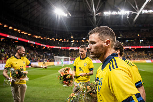 Former football players Marcus Berg, Gustav Svensson,