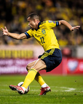 Robin Quaison of Sweden