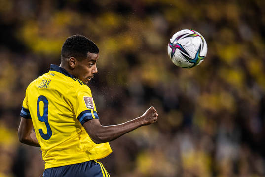 Alexander Isak of Sweden