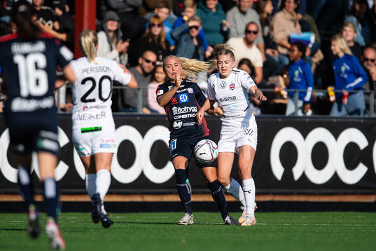 Linköpings Alva Selerud och Rosengårds Charlotte Grant