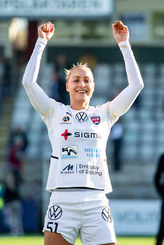 Rosengårds Sanne Troelsgaard jublar