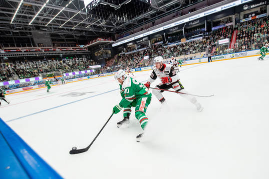 Rögles Ted Brithén och Malmö Redhawks Lars Bryggman