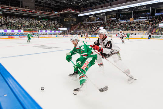 Rögles Ted Brithén och Malmö Redhawks Lars Bryggman