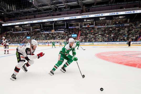 Malmö Redhawks Marcus Sylvegård och Rögles Samuel