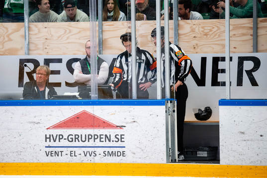 Domare videogranskar sitation där Malmö Redhawks