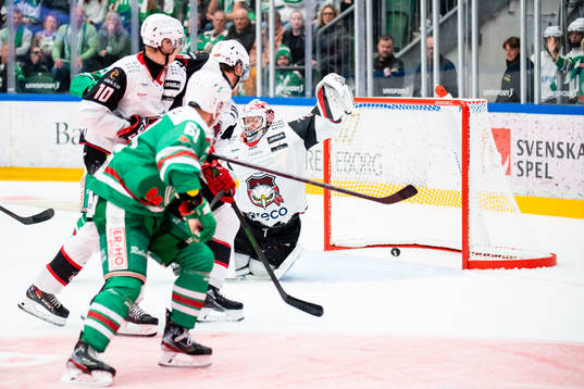 Rögles Ludvig Larsson gör 2-1 bakom Malmö Redhawks