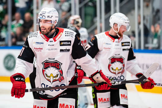 Malmö Redhawks Markus Lauridsen deppar