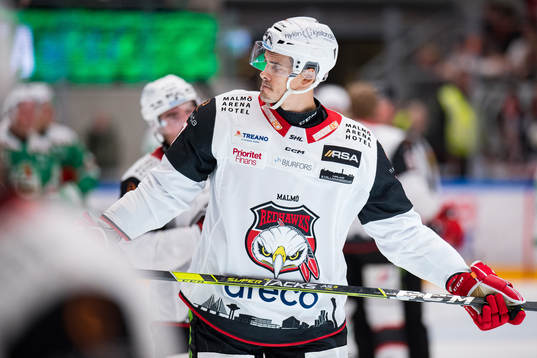 Malmö Redhawks Oliver Lauridsen deppar
