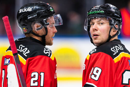 Luleås Juhani Tyrväinen och Erik Gustafsson