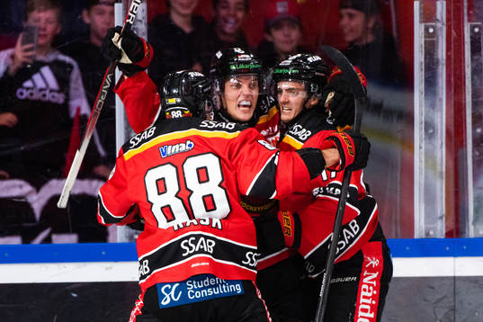 Luleås Joonas Rask, Julius Honka och Isac Brännström