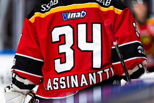 Luleås målvakt Joel Lassinantti