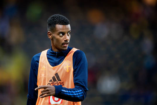 Alexander Isak of Sweden