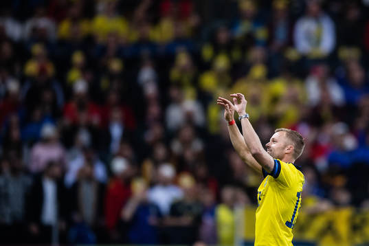 Former player Sebastian Larsson of Sweden