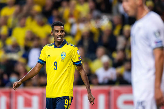 Alexander Isak of Sweden