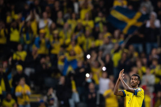 Alexander Isak of Sweden