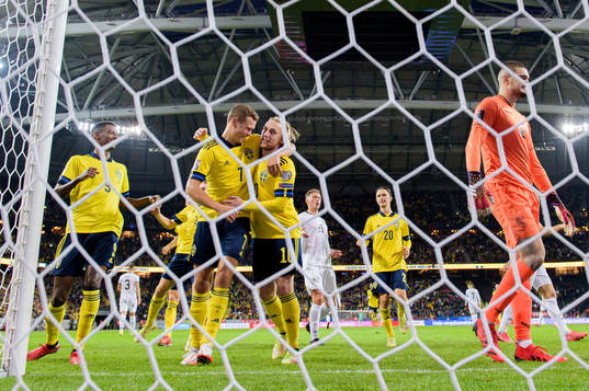 Alexander Isak, Viktor Claesson Kristoffer Olsson and Emil